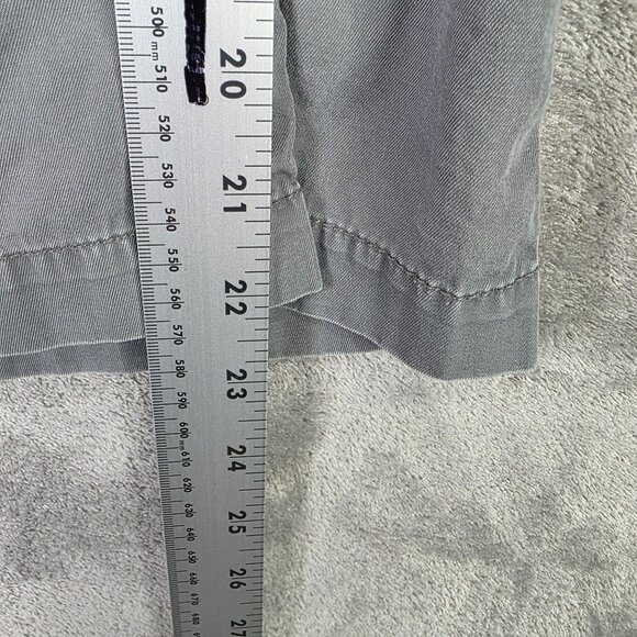 Womens Gap Gray Military Utility Jacket Button Up Long Sleeve 100% Cotton Size S - Picture 7 of 8